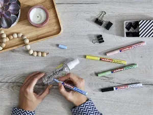 Marker olejowy "751", jasnoniebieski, 1-2mm, EDDING